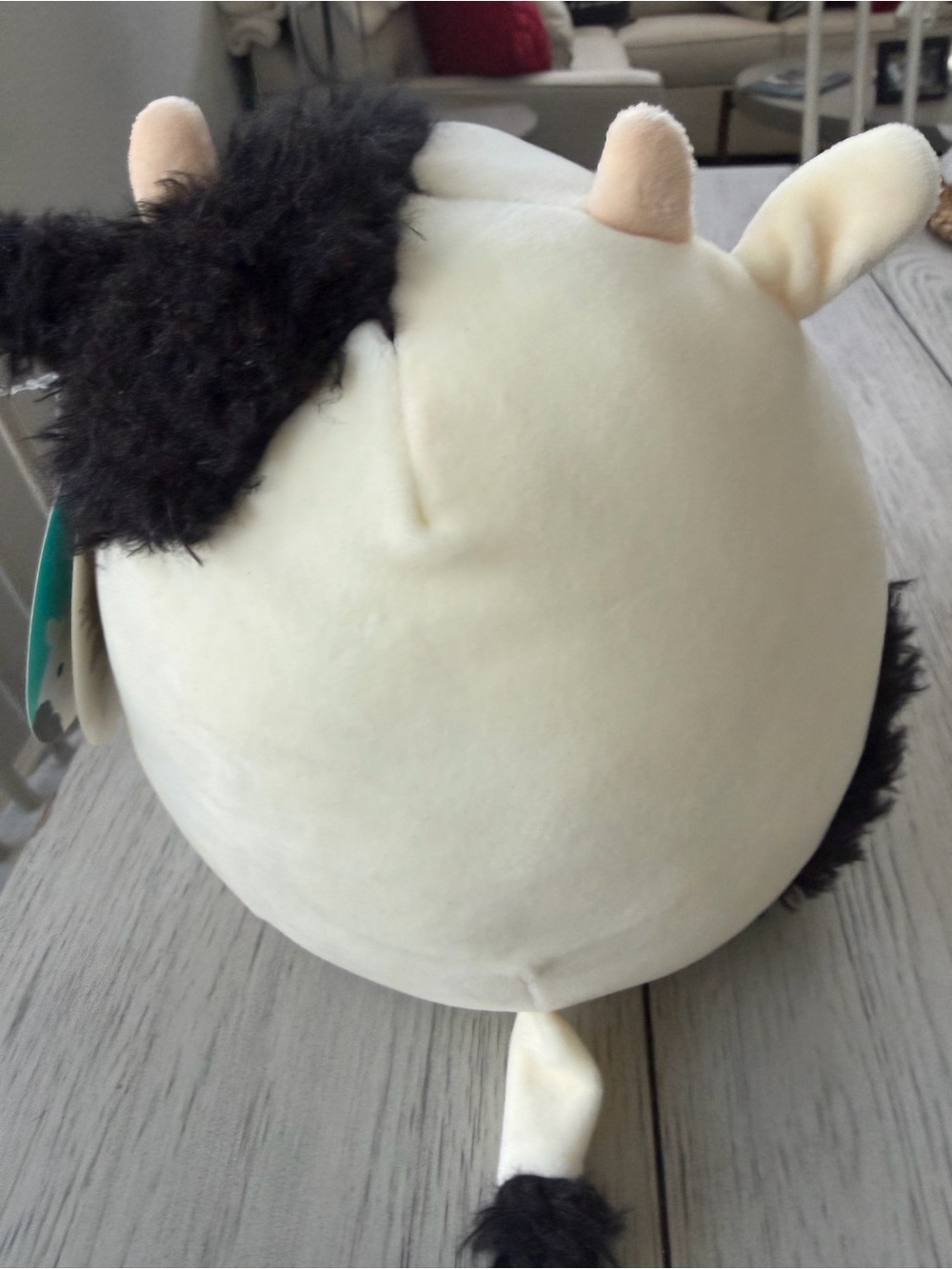NWT Squishmallows 8” Connor the Cow with Fuzzy Patches Plush - Picture 2 of 10